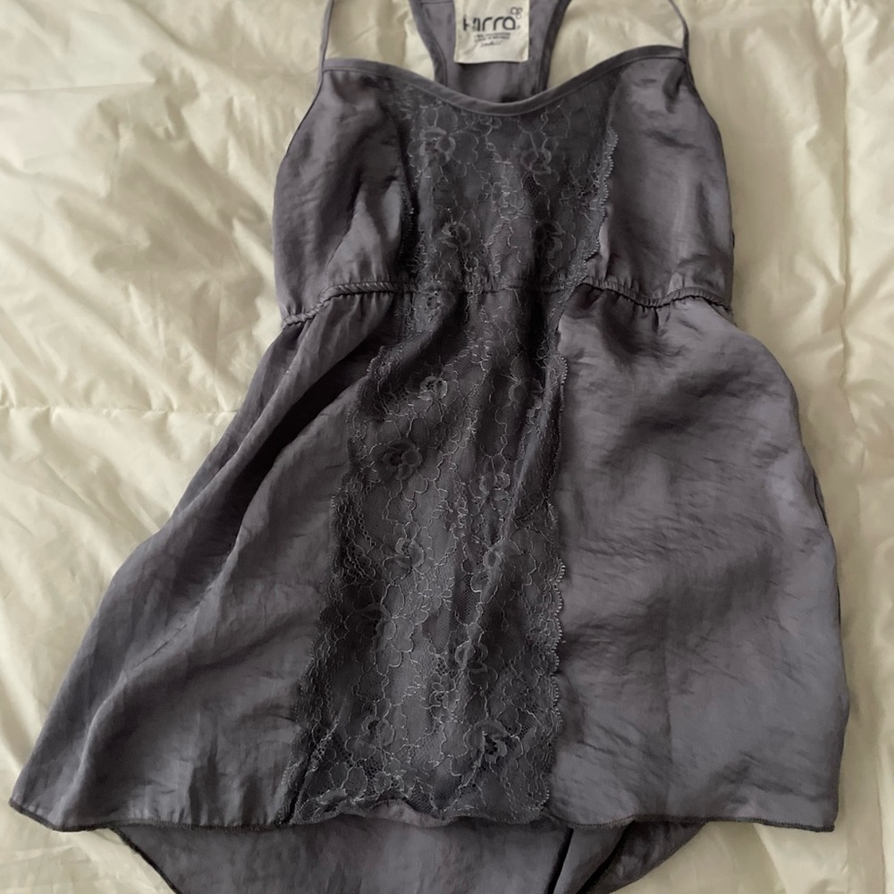 Kirra Charcoal Lace Chemise